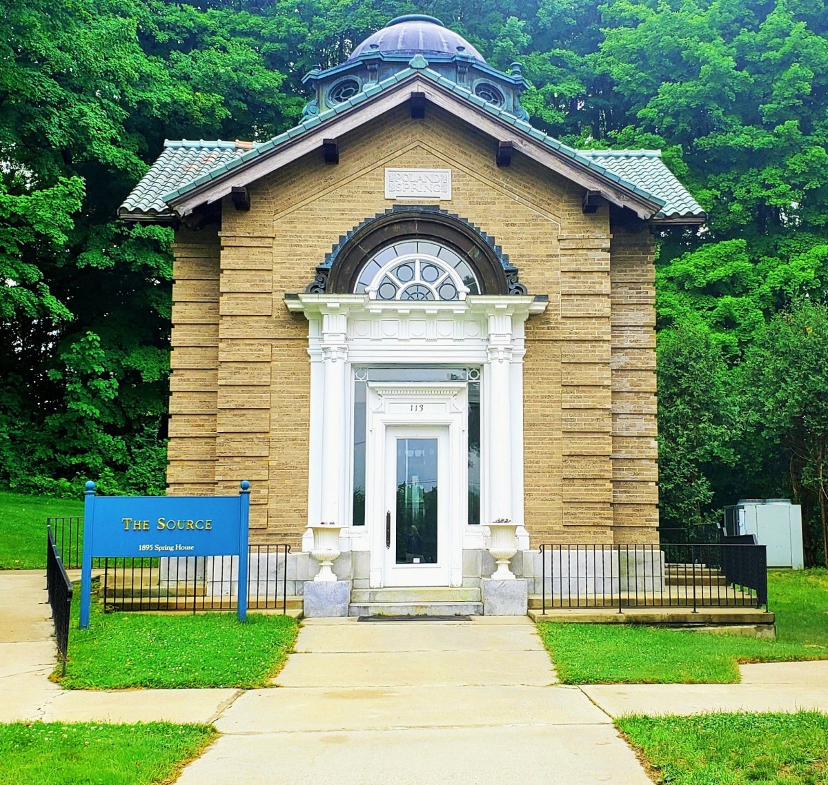 Poland Spring's original Spring House.
